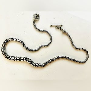 Suarti Bali Sterling Silver foxtail chain